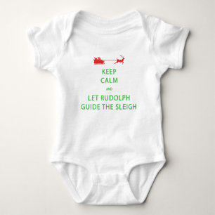 Body Para Bebé Mantener la calma Let Rudolph Guide Sleigh