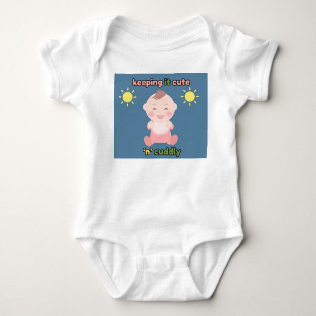 Body Para Bebé Manteniéndolo mono y adorable (Anverso)