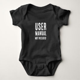 Body Para Bebé Manual de usuario no incluido