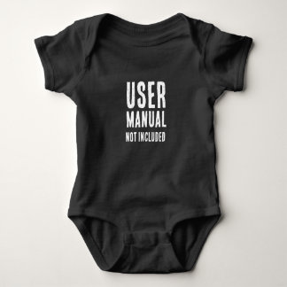 Body Para Bebé Manual de usuario no incluido