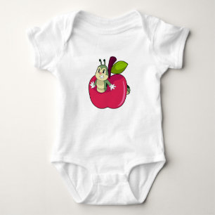 Body Para Bebé Manzana de oruga