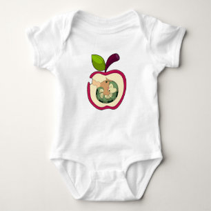 Body Para Bebé Manzana de orugas