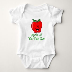 Body Para Bebé Manzana del ojo de Yia-Yia