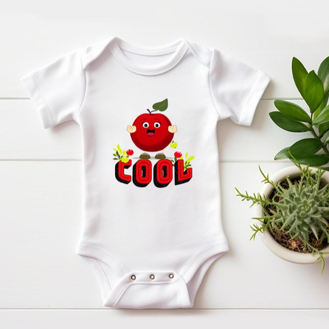 Body Para Bebé manzana roja (Subido por el creador)