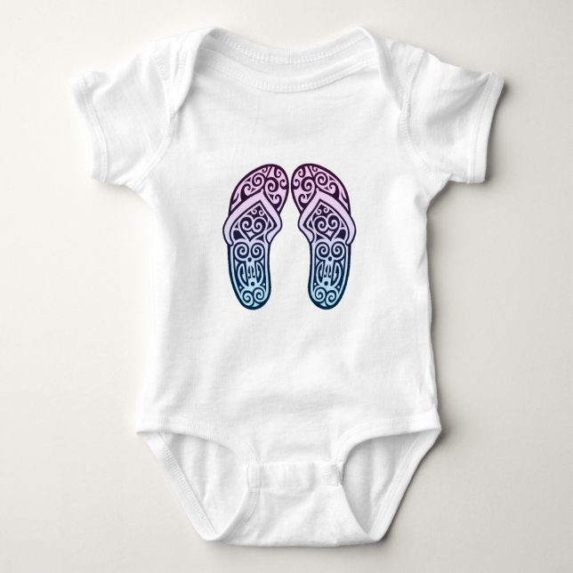 Body Para Bebé Maori Jandals (Anverso)