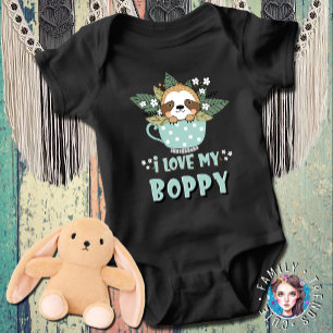Body Para Bebé Mapache amo a mi Boppy
