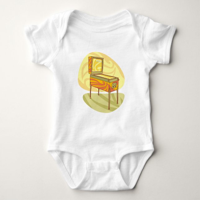 Body Para Bebé Máquina de pinball (Anverso)