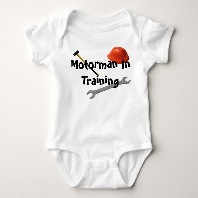 Body Para Bebé Maquinista (Anverso)
