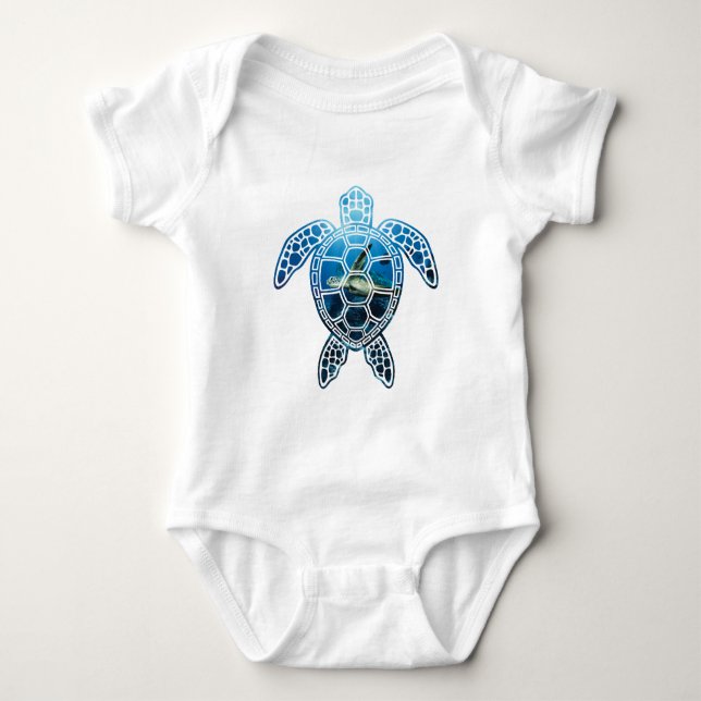 Body Para Bebé mar turtle-2 (Anverso)