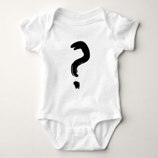 Body Para Bebé marca de interrogación