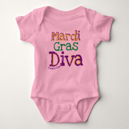 Body Para Bebé Mardi Gras Diva Rufled Shirt 72marketing baby