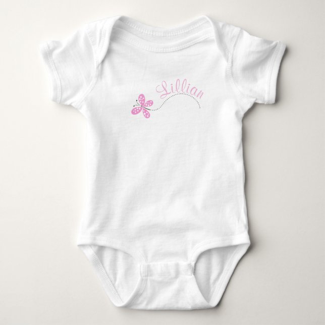Body Para Bebé Mariposa (Anverso)