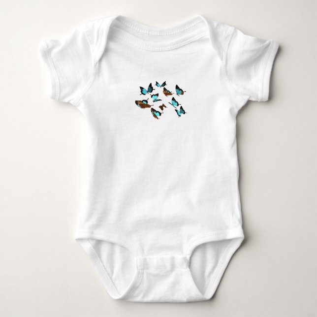 Body Para Bebé Mariposa (Anverso)