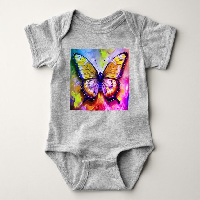 Body Para Bebé Mariposa (Anverso)