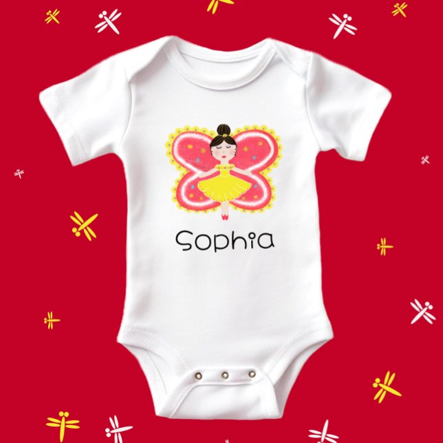 Body Para Bebé Mariposa (Subido por el creador)