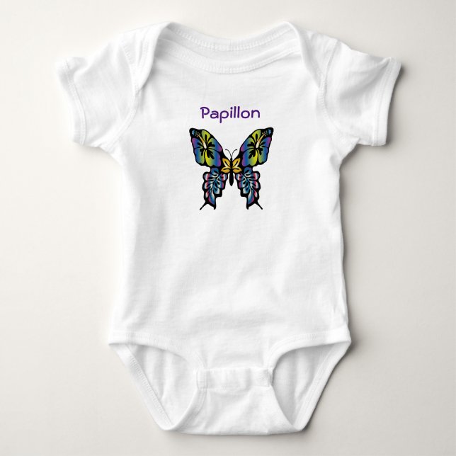 Body Para Bebé Mariposa (Anverso)