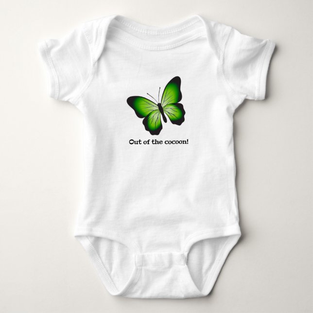 Body Para Bebé Mariposa bebé (Anverso)