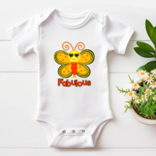 Body Para Bebé Mariposa de moda