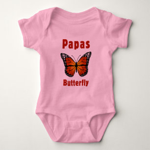 Body Para Bebé Mariposa de Papá