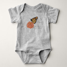 Body Para Bebé Mariposa Monarca Personalizable