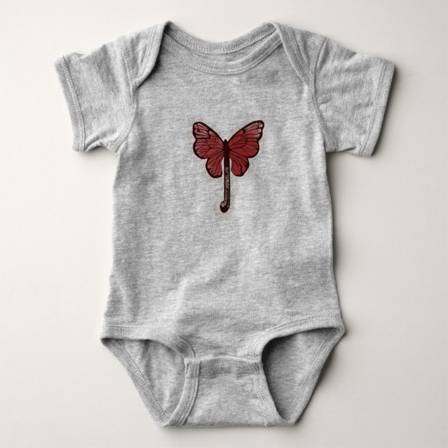 Body Para Bebé Mariposa Umbrella Fusion Baby Bodysuit (Anverso)