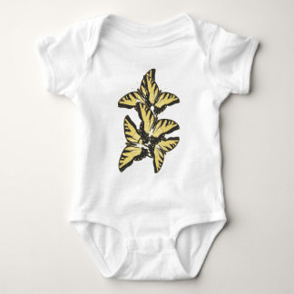 Body Para Bebé Mariposas amarillas