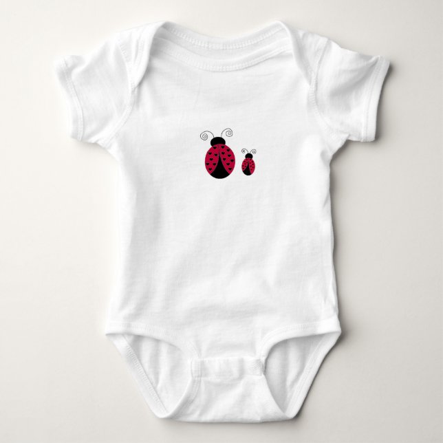 Body Para Bebé Mariquitas (Anverso)