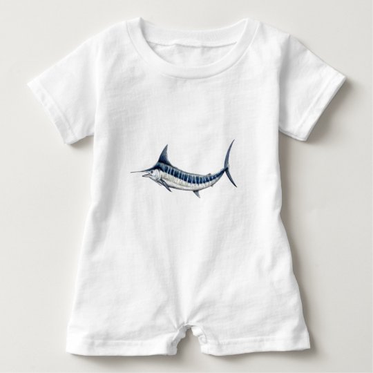 Body Para Bebé Marlin azul-redbubble