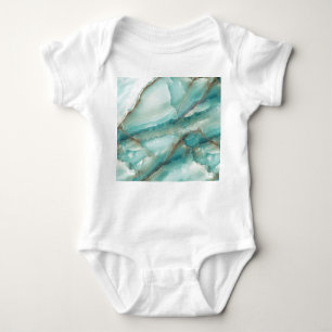 Body Para Bebé Mármol Multicolor: Efecto sólo de vidrio.