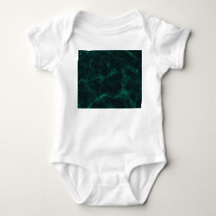Body Para Bebé Mármol verde oscuro, textura perfecta.