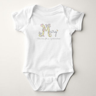 Body Para Bebé Mary baby girls M nombre y significa ropa de perso