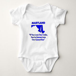 Body Para Bebé Maryland - Si Amas Nuestros Cangrejos...