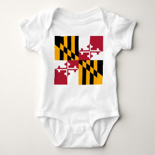 Body Para Bebé Maryland State Flag Stylish