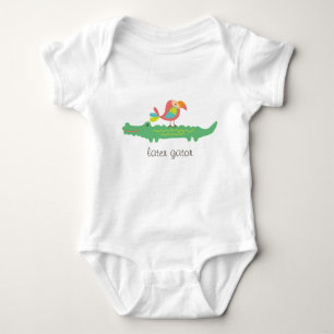 Body Para Bebé Más adelante Gator Infantil Creeper
