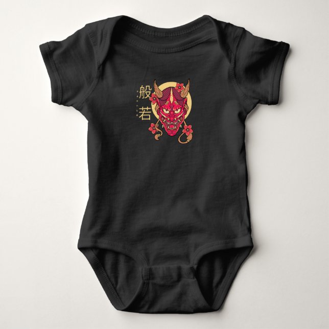 Body Para Bebé Máscara Hannya (Anverso)