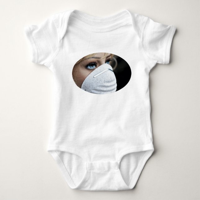 Body Para Bebé Máscara protectora de virus de Corona (Anverso)