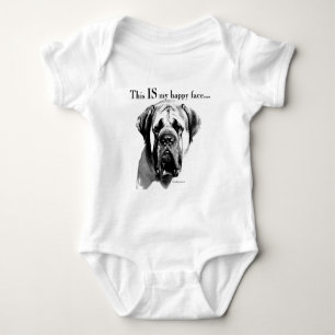 Body Para Bebé Mastiff Happy Face