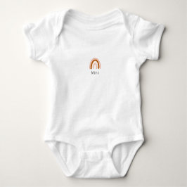 Body Para Bebé Matching Mini With Rainbow Baby Romper