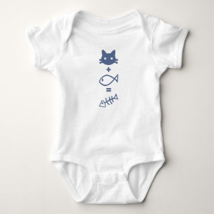 Body Para Bebé Matemática del gato