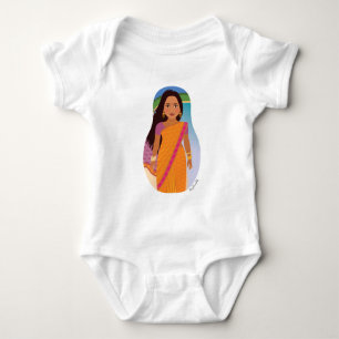 Body Para Bebé Matryoshka indio