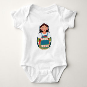 Body Para Bebé Matryoshka italiano Baby Bodysuit