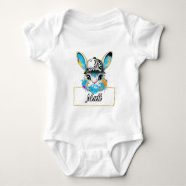 Body Para Bebé Matt Bubble Easter Bunny T-Shirt
