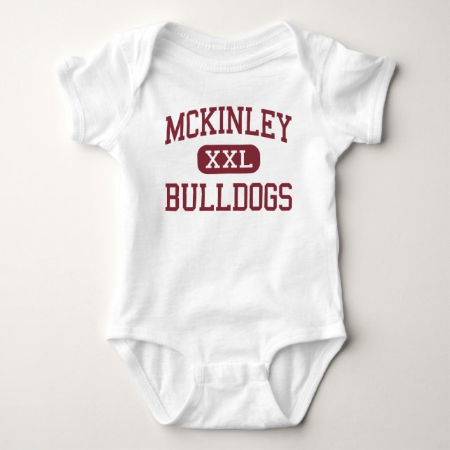 Body Para Bebé McKinley - bulldoges - de formación profesional - (Anverso)
