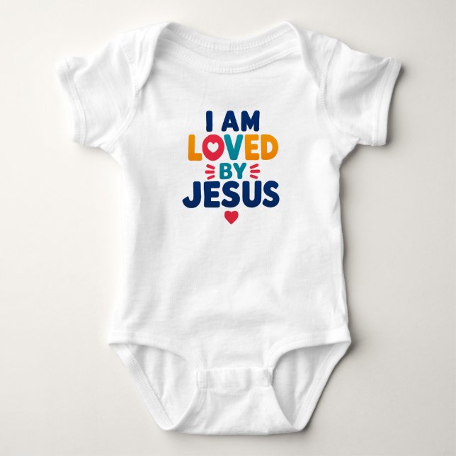 Body Para Bebé Me aman Jesús (Anverso)