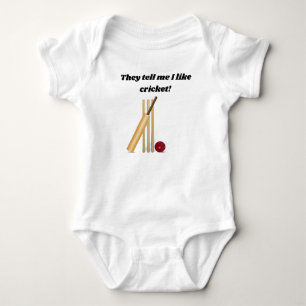 Body Para Bebé Me Dicen Que Me Gusta El Cricket