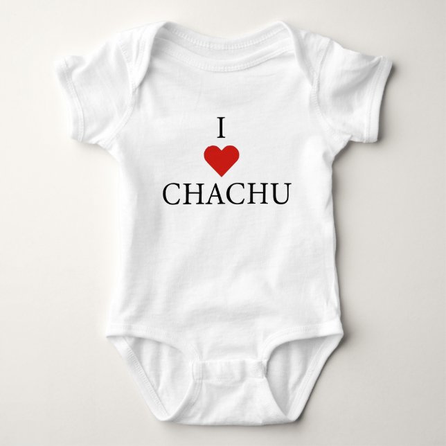 Body Para Bebé ME ENCANTA CHACHU Baby Bodysuit (Anverso)