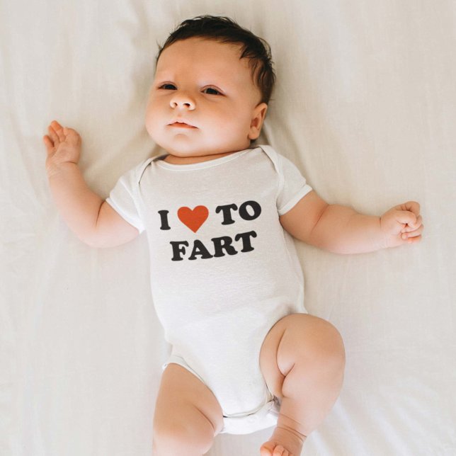 Body Para Bebé Me Encanta El Fart (I love to fart bodysuit)