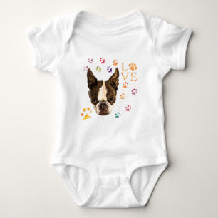 Body Para Bebé Me encanta el Mascota Dog Baby Bodysuit