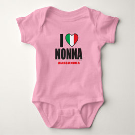 Body Para Bebé ME ENCANTA EL NONNA personalizado del traje de beb