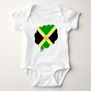 Body Para Bebé Me encanta el texto de Jamaica en la imagen de la 